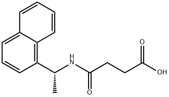 (R)-(+)-N-[1-(1-NAPHTHYL)ETHYL]SUCCINAMIC ACID Struktur