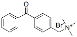 (p-benzoylbenzyl)trimethylammonium bromide,78697-24-2,结构式