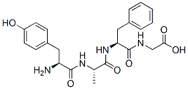 tyrosyl-alanyl-phenylalanyl-glycine 结构式