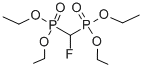 Tetraethylfluoromethylene-diphosphonate Struktur