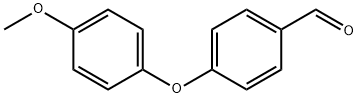 4-(4-メトキシフェノキシ)ベンズアルデヒド 化学構造式