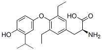 3,5-diethyl-3'-isopropylthyronine Structure