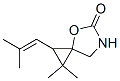 4-Oxa-6-azaspiro[2.4]heptan-5-one,1,1-dimethyl-2-(2-methyl-1-propenyl)- Structure