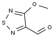 1,2,5-Thiadiazole-3-carboxaldehyde, 4-methoxy- (9CI) Structure