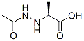 Propanoic acid, 2-(2-acetylhydrazino)-, (S)- (9CI) Structure