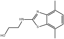 Ethanol, 2-[(4,7-dimethyl-2-benzothiazolyl)amino]- (9CI),787500-57-6,结构式