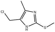 1H-Imidazole,  4-(chloromethyl)-5-methyl-2-(methylthio)-  (9CI),787511-01-7,结构式