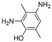Phenol, 2,4-diamino-3,6-dimethyl- (9CI) 化学構造式