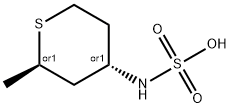 Sulfamic acid, (tetrahydro-2-methyl-2H-thiopyran-4-yl)-, trans- (9CI) Structure