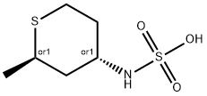 Sulfamic acid, (tetrahydro-2-methyl-2H-thiopyran-4-yl)-, trans- (9CI) Struktur