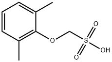 Methanesulfonic acid, (2,6-dimethylphenoxy)- (9CI) 化学構造式