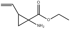 Cyclopropanecarboxylic acid, 1-amino-2-ethenyl-, ethyl ester 化学構造式