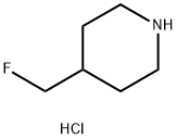 4-FluoroMethylpiperidine hydrochloride Struktur
