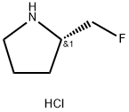 (2S)-FLUOROMETHYLPYRROLIDINE HYDROCHLORIDE Structure