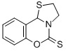 2,3-Dihydro-5H,10bH-thiazolo(3,2-c)(1,3)benzoxazine-5-thione 化学構造式