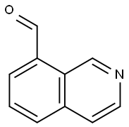 ISOQUINOLINE-8-CARBALDEHYDE 结构式