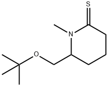 2-Piperidinethione,  6-[(1,1-dimethylethoxy)methyl]-1-methyl- 化学構造式