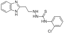 2-(2-(1H-Benzimidazol-2-yl)ethyl)-N-(2-chlorophenyl)hydrazinecarbothio amide,78772-46-0,结构式