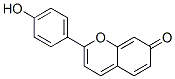 2-(4-Hydroxyphenyl)-7H-1-benzopyran-7-one Structure