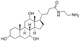 N-(2-aminoethyl)-3,7,12-trihydroxycholan-24-amide,78793-09-6,结构式