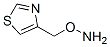 Thiazole,  4-[(aminooxy)methyl]-  (9CI) Structure