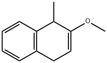 2-Methoxy-1-methyl-1,4-dihydronaphthalene Struktur