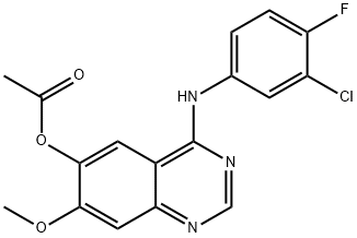 4-(3-Chloro-4-fluorophenylamino)-7-methoxyquinazolin-6-yl acetate