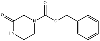 BENZYL 3-OXOPIPERAZINE-1-CARBOXYLATE Structure