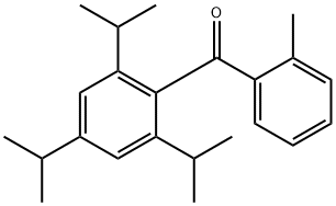 Methanone, (2-methylphenyl)[2,4,6-tris(methylethyl)phenyl]- 化学構造式