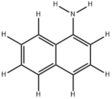 1‐アミノナフタレン‐D9 化学構造式