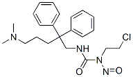 N-(2-Chloroethyl)-N'-(5-dimethylamino-2,2-diphenylpentyl)-N-nitrosourea Struktur
