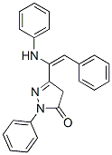 alpha-anilinobenzylidene-methyl-1-phenyl-2-pyrazolin-5-one Structure