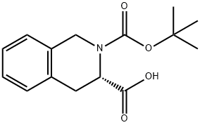 N-BOC-L-1,2,3,4-四氢异喹啉-3-羧酸,78879-20-6,结构式