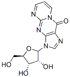 3-ribofuranosyl-pyrimido(1,2-a)purin-10(3H)-one Struktur
