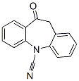 10,11-ジヒドロ-10-オキソ-5H-ジベンゾ[b,f]アゼピン-5-カルボニトリル 化学構造式