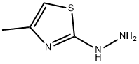 2肼基- 4 -甲基- 1 ,3 -噻唑 结构式