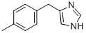 4-(4-METHYL-BENZYL)-1H-IMIDAZOLE 化学構造式