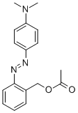 2-((4-(Dimethylamino)phenyl)azo)benzenemethanol, acetate ester 化学構造式