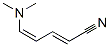 2,4-Pentadienenitrile,5-(dimethylamino)-,(E,Z)-(9CI) Struktur