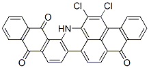 dichloroanthra[2,1,9-mna]naphth[2,3-h]acridine-5,10,15(16H)-trione 化学構造式