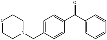 4-(モルホリノメチル)ベンゾフェノン 化学構造式