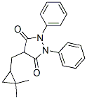 78945-52-5 4-[(2,2-dimethylcyclopropyl)methyl]-1,2-diphenyl-pyrazolidine-3,5-dion e