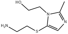 2-[5-(2-AMINO-ETHYLSULFANYL)-2-METHYL-IMIDAZOL-1-YL]-ETHANOL Struktur