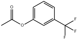 酢酸3-(トリフルオロメチル)フェニル 化学構造式