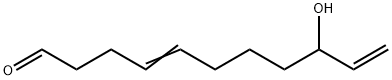 9-hydroxyundeca-4,10-dienal Struktur