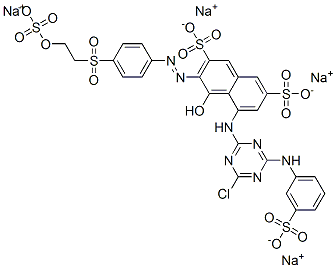 78952-61-1 5-[[4-chloro-6-[(3-sulphophenyl)amino]-1,3,5-triazin-2-yl]amino]-4-hydroxy-3-[[4-[[2-(sulphooxy)ethyl]sulphonyl]phenyl]azo]naphthalene-2,7-disulphonic acid, sodium salt