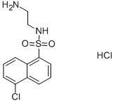 N-(2-アミノエチル)-5-クロロ-1-ナフタレンスルホンアミド, 塩酸塩 化学構造式