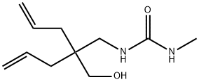 1-[2-(hydroxymethyl)-2-prop-2-enyl-pent-4-enyl]-3-methyl-urea Structure