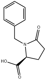 (S)-1-Benzyl-5-oxopyrrolidine-2-carboxylic acid Struktur