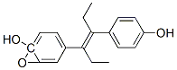 diethylstilbestrol-3,4-oxide Structure